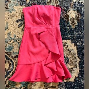 Strapless cocktail dress